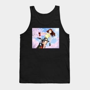 Asuka Langley Soryu on a Bicycle Tank Top